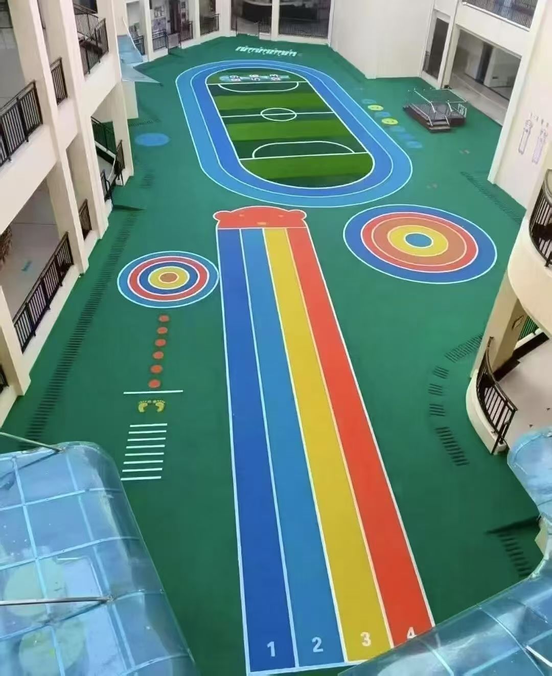 银川市幼儿园塑胶跑道塑胶跑道 - 方案